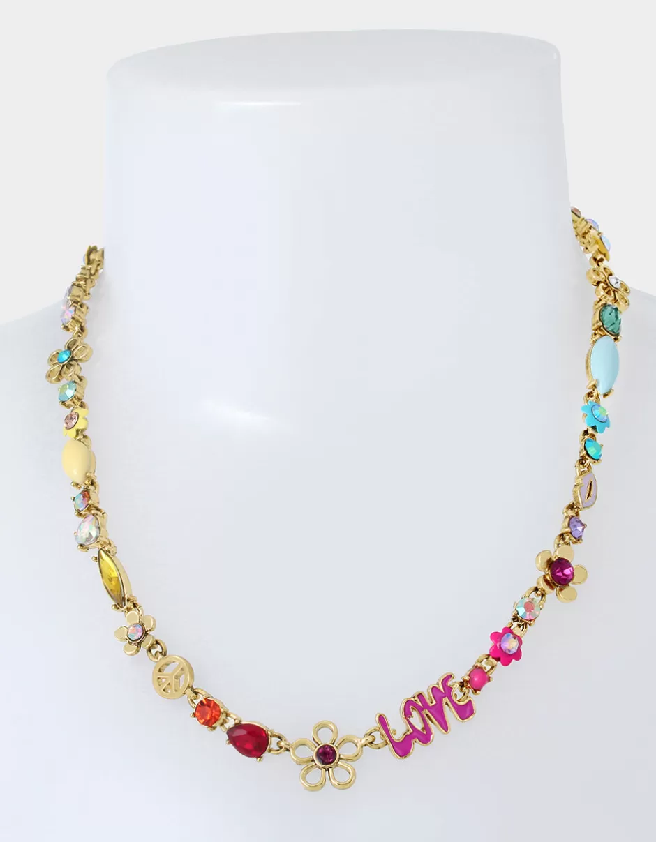 Women Betsey Johnson Jewelry<Betsey Love Fest Mixed Collar Necklace