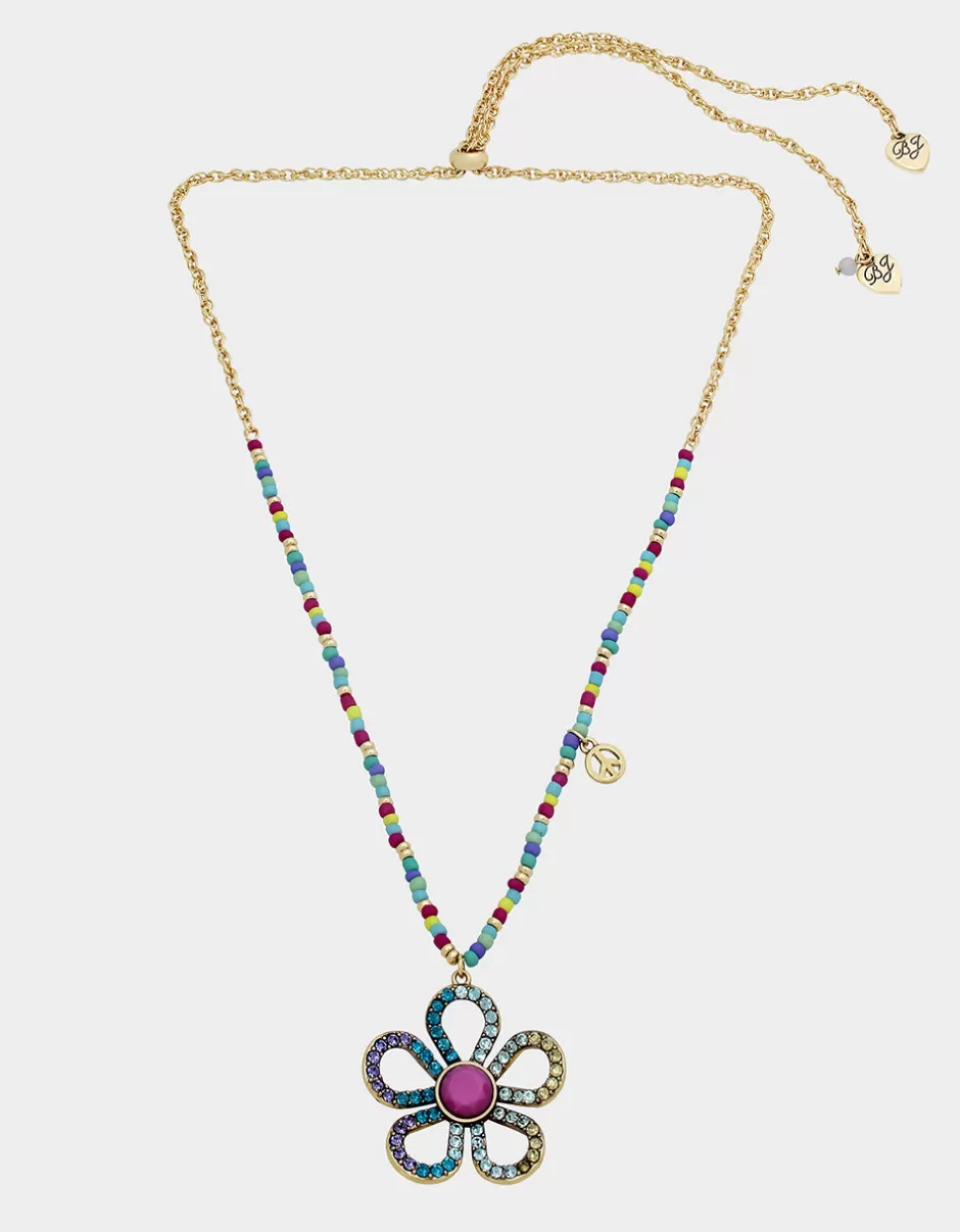 Women Betsey Johnson Jewelry<Betsey Love Fest Open Heart Necklace