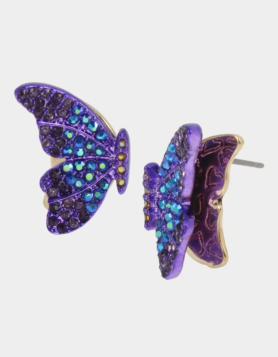 Women Betsey Johnson Jewelry<Betseys 3D Butterfly Studs