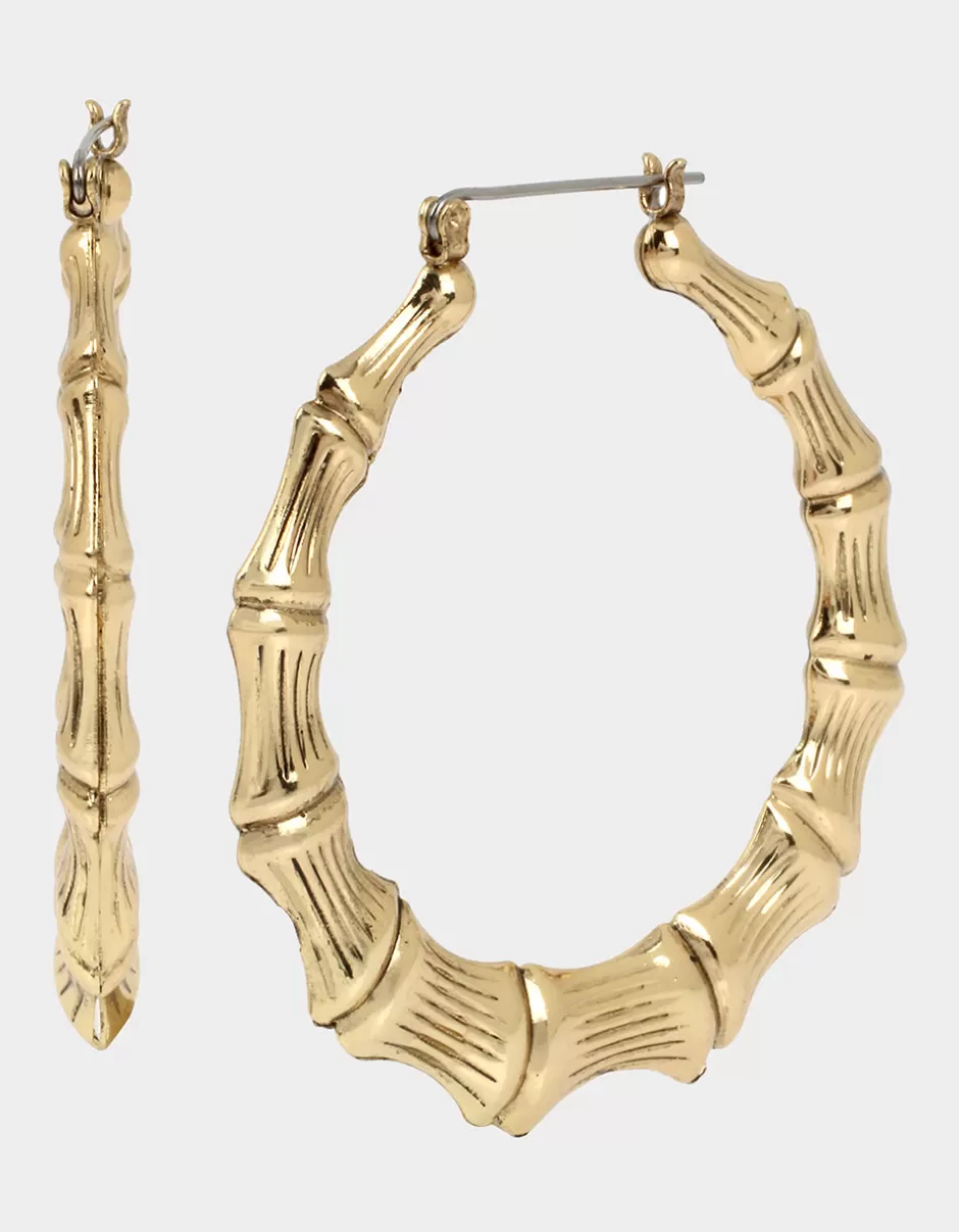 Women Betsey Johnson Jewelry<Betseys Bamboo Hoops