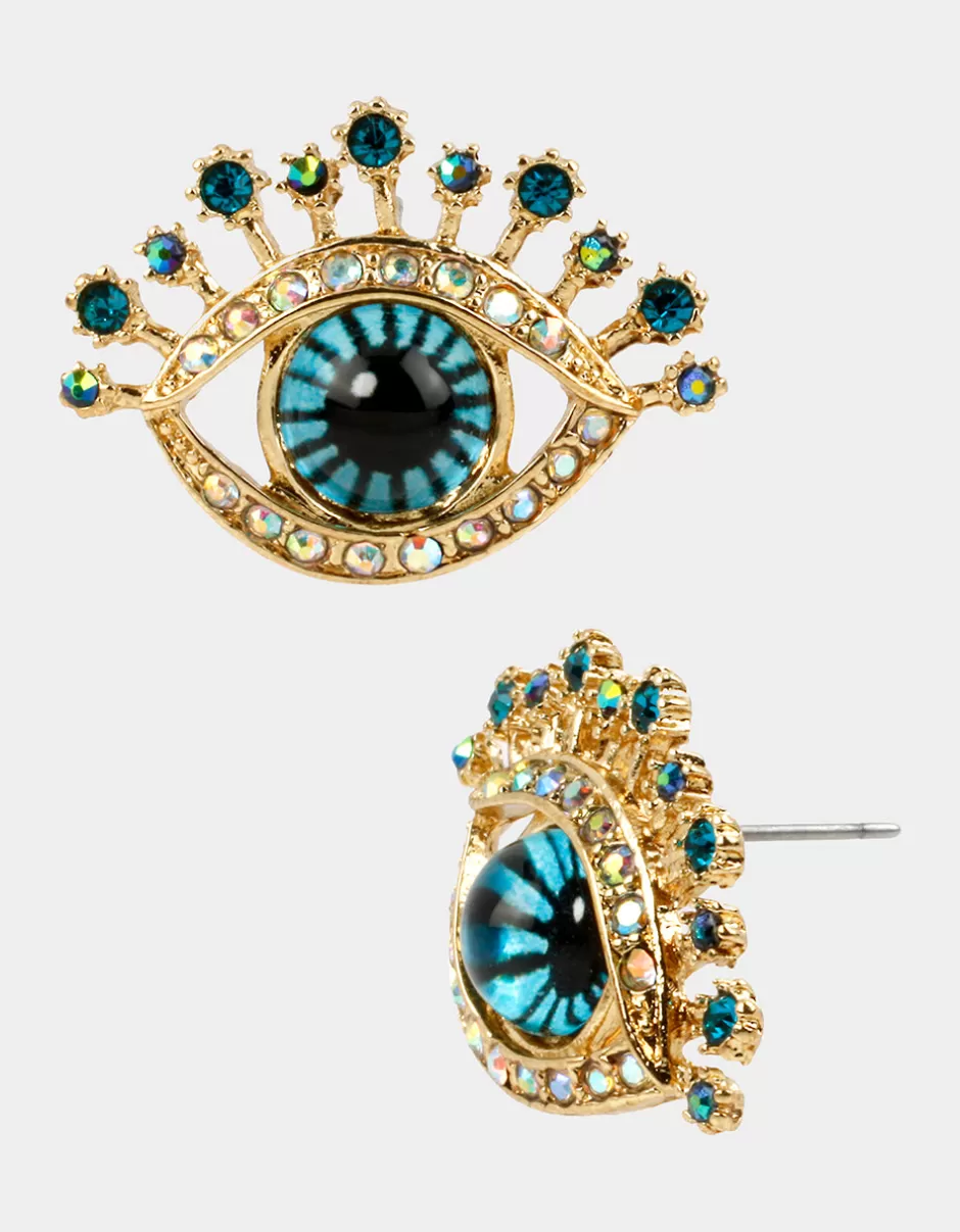 Women Betsey Johnson Jewelry<Betseys Eye Studs