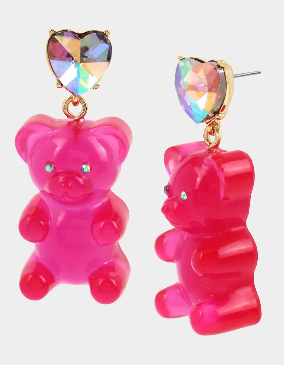 Women Betsey Johnson Jewelry<Betseys Gummy Bear Drop Earrings