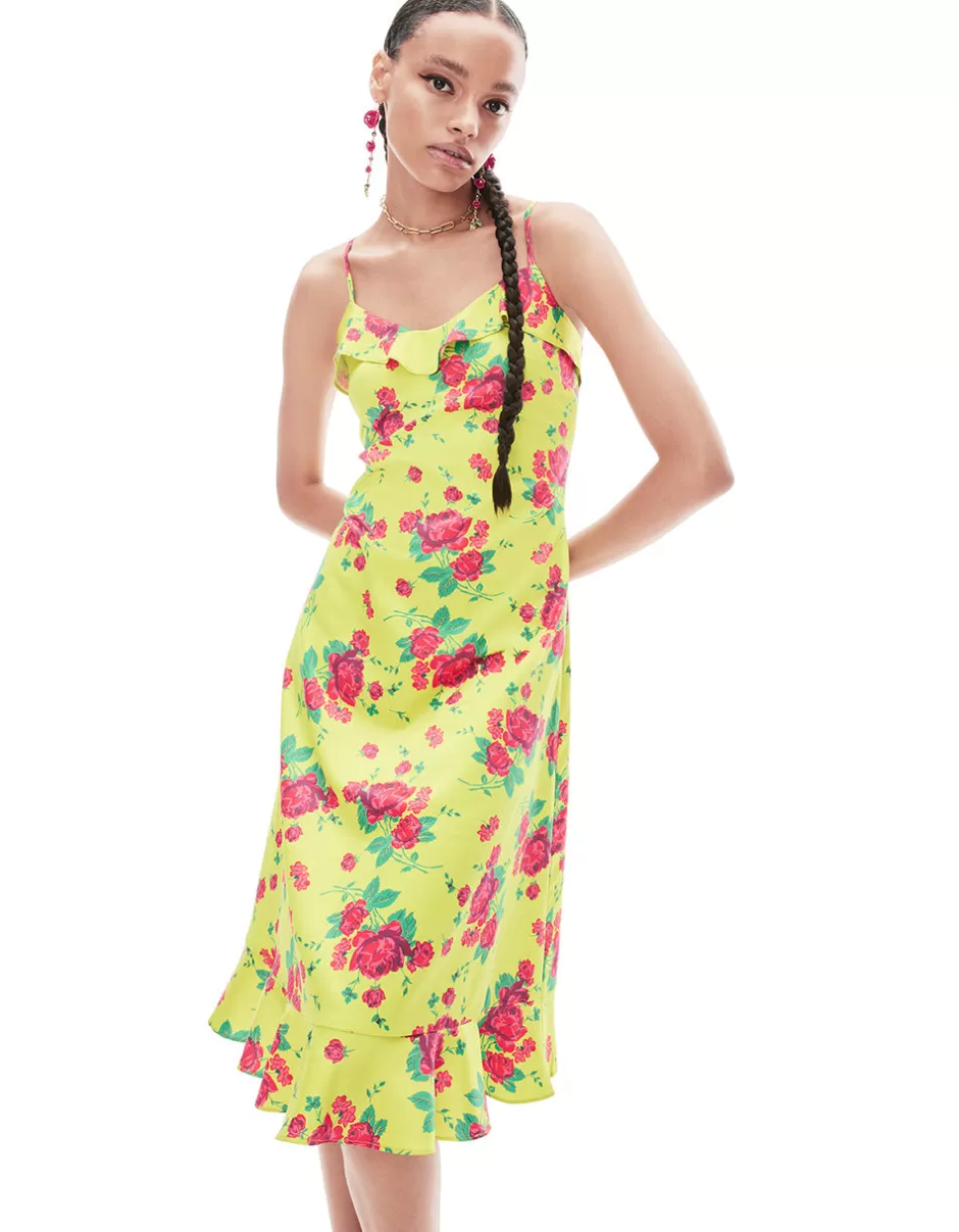 Women Betsey Johnson Clothing<Betseys Painted Rose Midi Dress