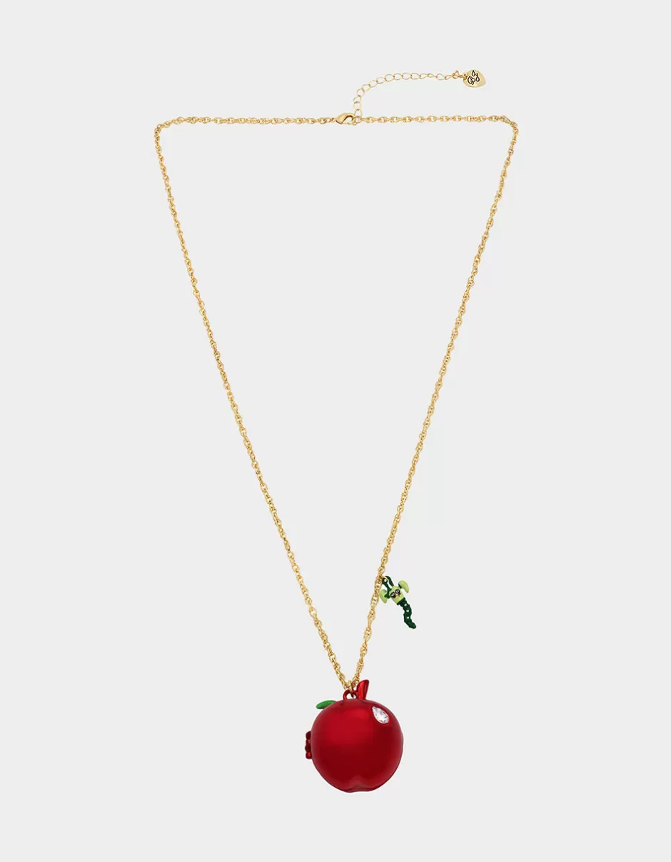 Women Betsey Johnson Jewelry<Charm School Apple Pendant