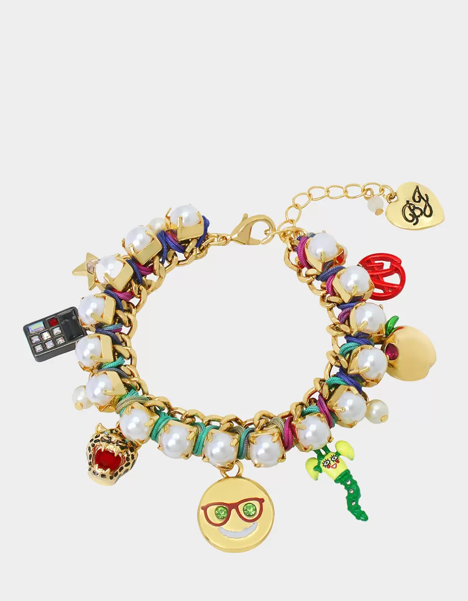 Women Betsey Johnson Jewelry<Charm School Charm Bracelet