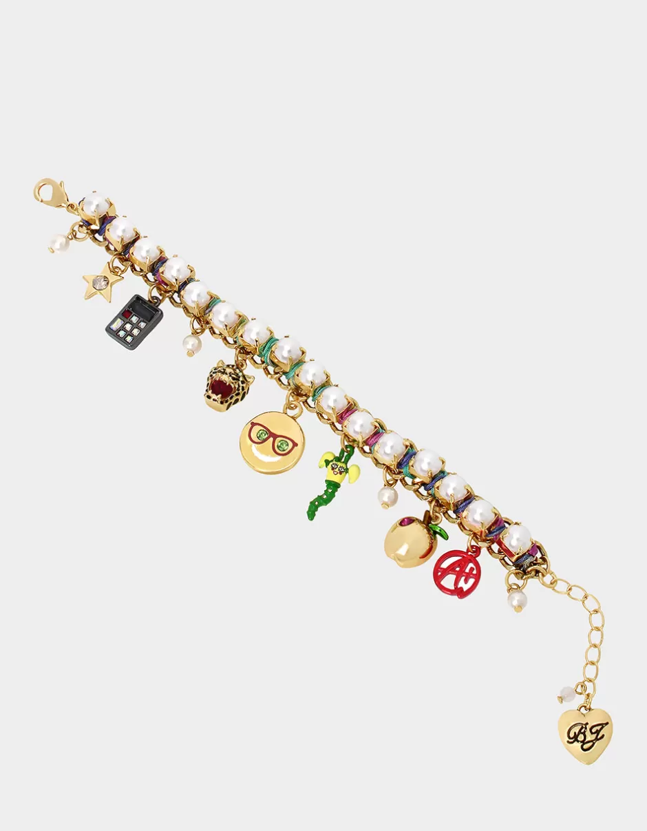 Women Betsey Johnson Jewelry<Charm School Charm Bracelet