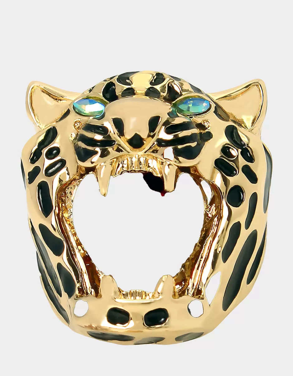 Women Betsey Johnson Jewelry<Charm School Cheetah Ring