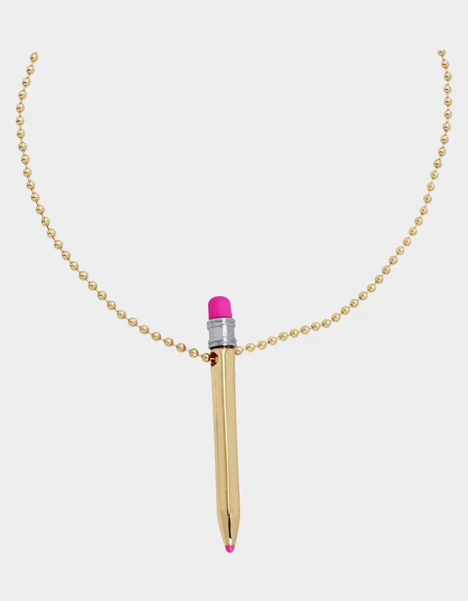 Women Betsey Johnson Jewelry<Charm School Pencil Pendant