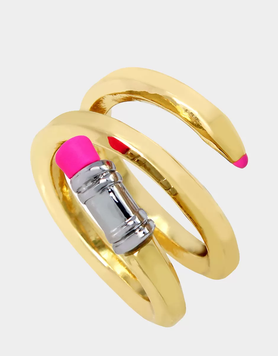 Women Betsey Johnson Jewelry<Charm School Pencil Ring