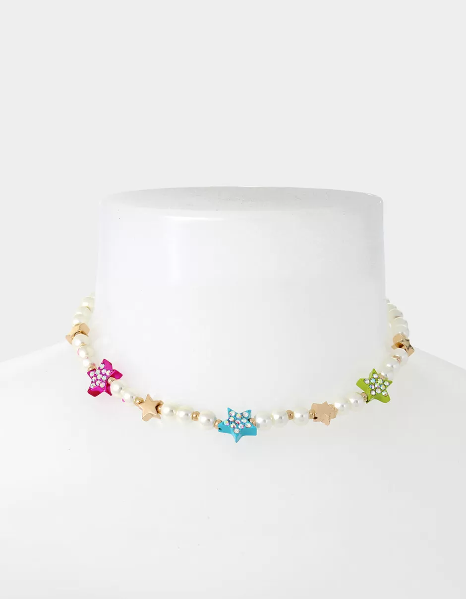 Women Betsey Johnson Jewelry<Kidult Kitsch Pearl Collar Necklace