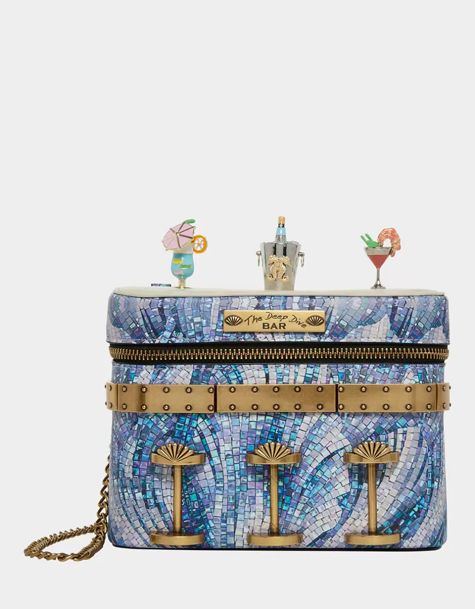 Women Betsey Johnson Handbags<Kitsch Drink Like A Fish Dive Bar Crossbody