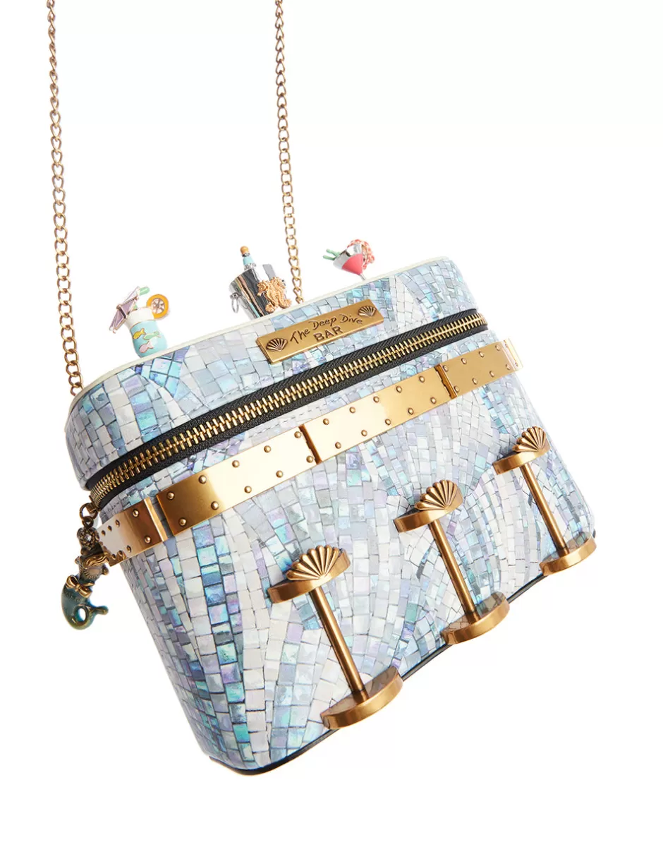 Women Betsey Johnson Handbags<Kitsch Drink Like A Fish Dive Bar Crossbody