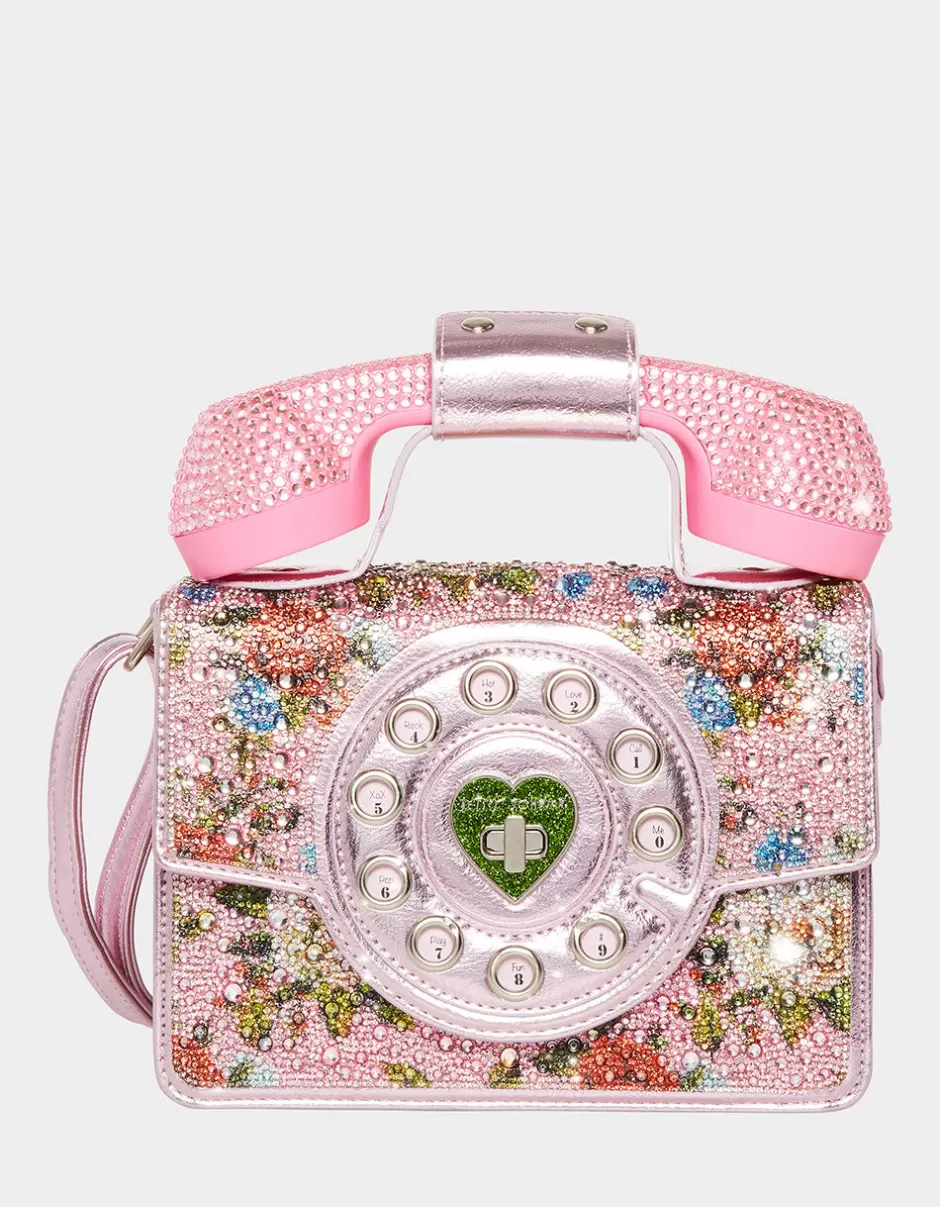 Women Betsey Johnson Handbags<Kitsch Gimme A Ring Phone Bag