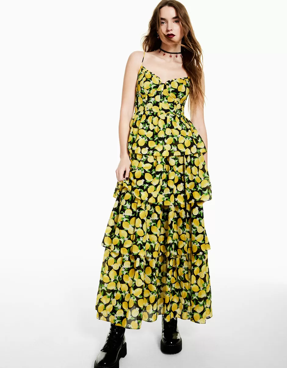 Women Betsey Johnson Clothing<La La Lemons Maxi Dress