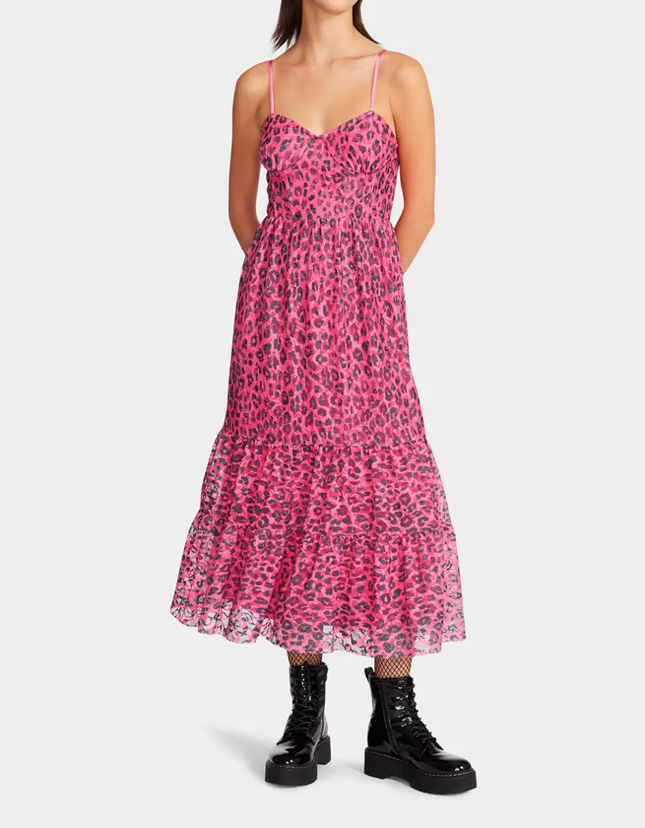Women Betsey Johnson Clothing<Wild N Out Stretch Lace Corset Midi