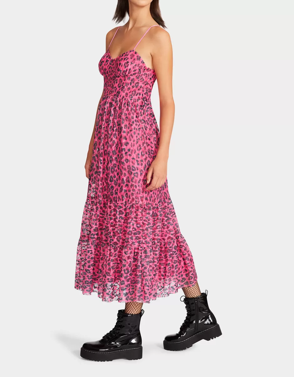 Women Betsey Johnson Clothing<Wild N Out Stretch Lace Corset Midi